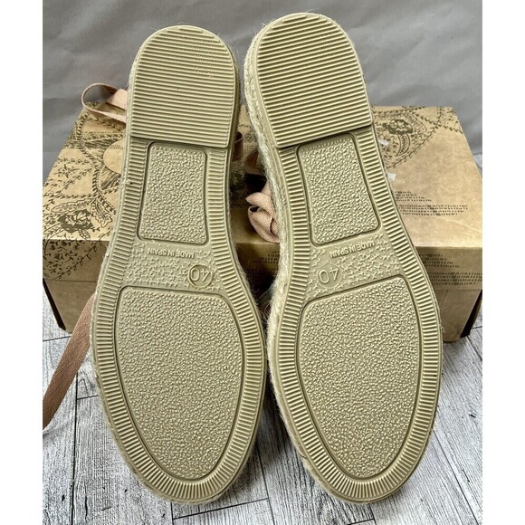 Free People Heat Wave Corset Wrap Ribbons Espadrille 38/7.5 Fairy Grunge - Picture 12 of 14